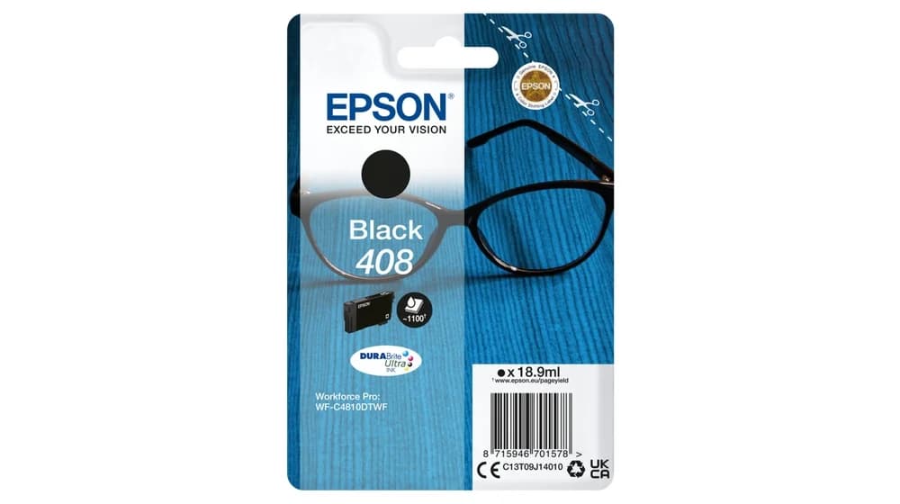Tinteiro Epson Tinteiro Preto Original T09J1 408 18.9ml