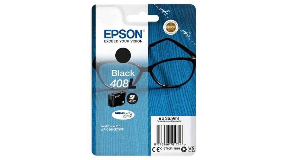 Tinteiro Epson Black 408l Durabrite Ultra - C13t09k14010