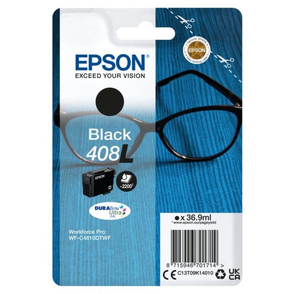 Tinteiro Epson Black 408l Durabrite Ultra - C13t09k14010