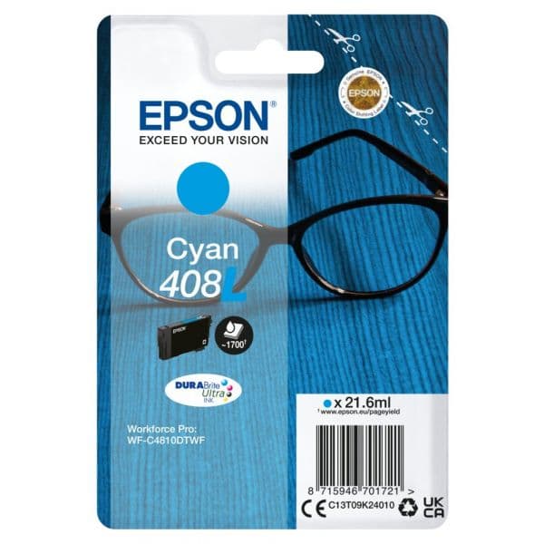 Tinteiro Epson Azul 408L C13T09K24010
