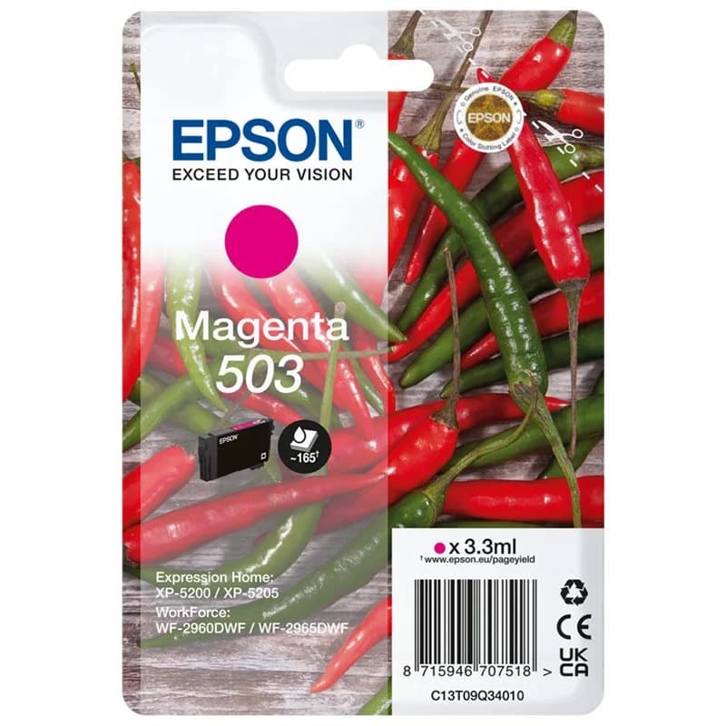 Tinteiro Epson Magenta 503 C13T09Q34020
