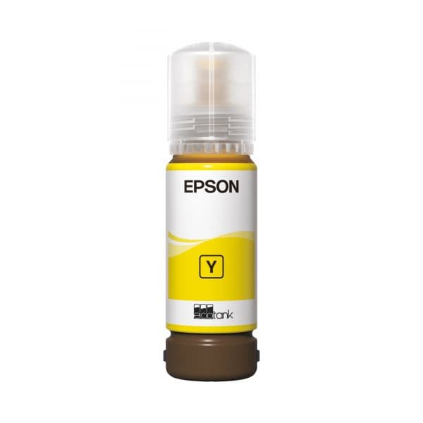 Tinteiro Epson Recarga de Tinta EcoTank 107 Amarelo (70 ml)