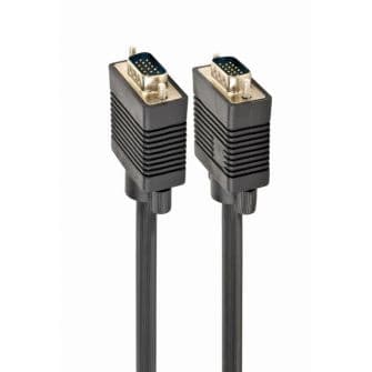 Gembird Cabo VGA HD15M/HD15M de 5m - CC-PPVGA-5M-B