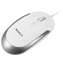 Macally – Rato DynaMouse USB (white/silver)