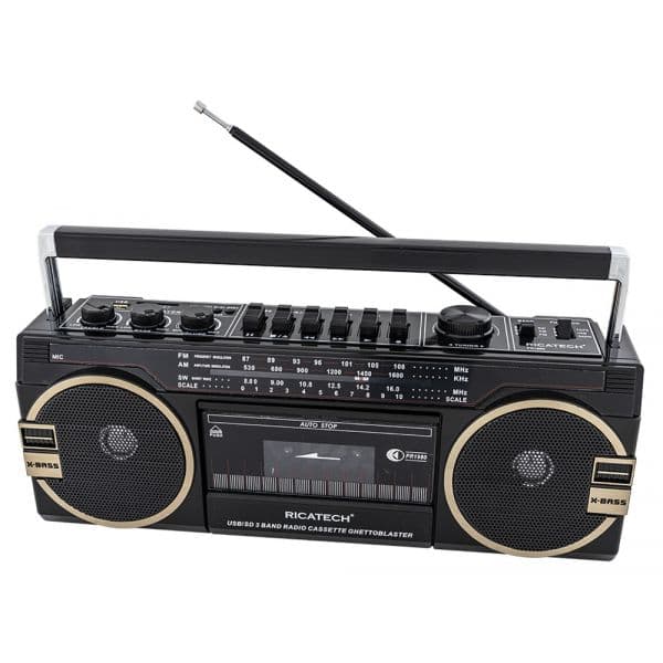 Ricatech Rádio Gravador PR1980 Ghettoblaster