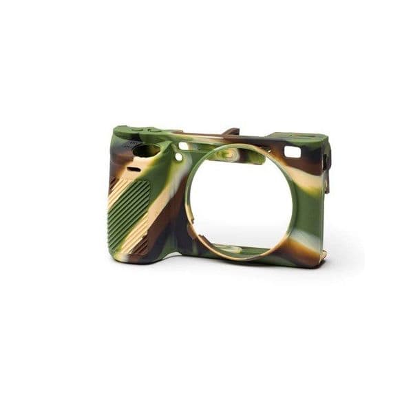easyCover Capa Protectora de Silicone para Sony Alpha A6500 Camouflage