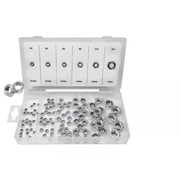 Kit 100 Porcas - Vários Tamanhos - MI59984