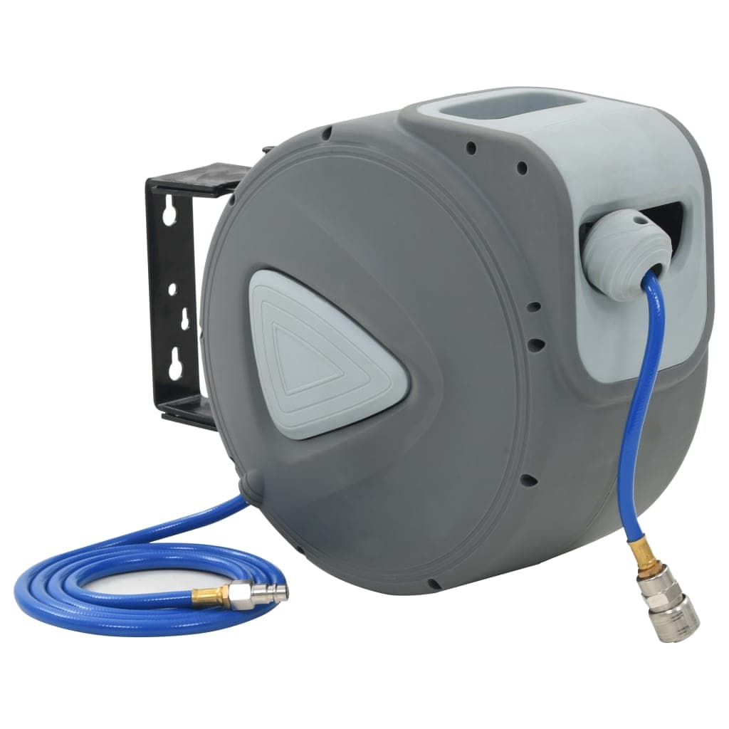 vidaXL Enrolador automático de mangueira para ar comprimido 1/4" 20 m