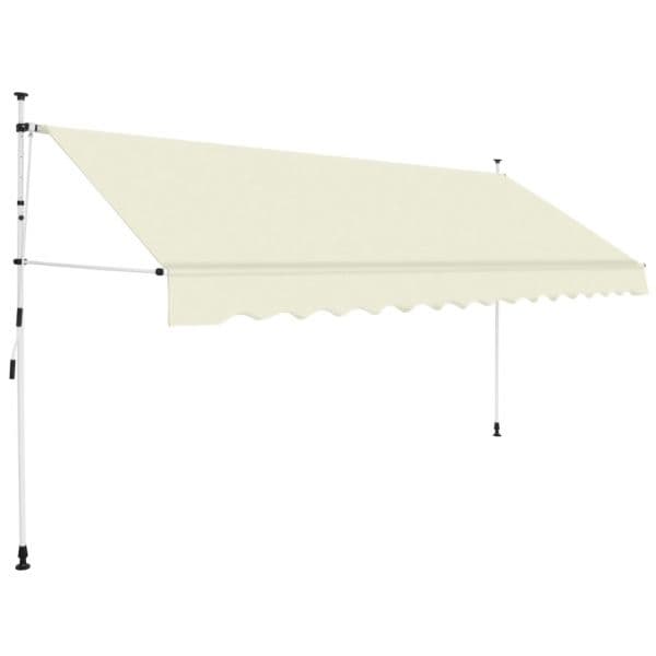 Toldo Retrátil Manual 400 cm Creme - 143698