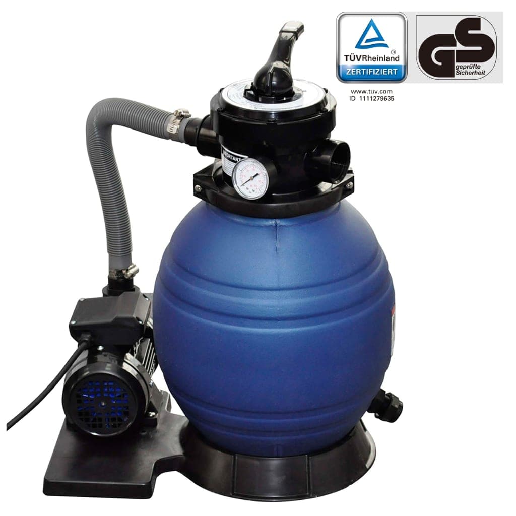 vidaXL Bomba de filtro de areia 400 W 11000 l/h