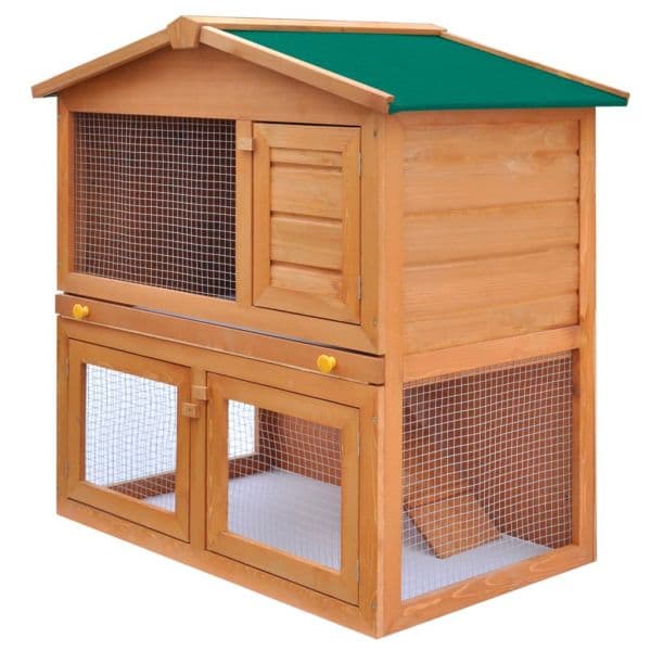 Coelheira para Animais Pequenos 3 Portas Madeira - 170160