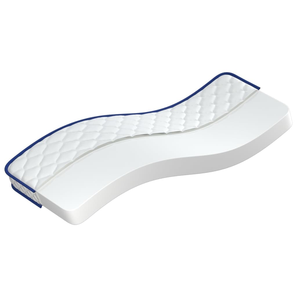 vidaXL Colchão de espuma de memória 200 x 90 x 17 cm macio