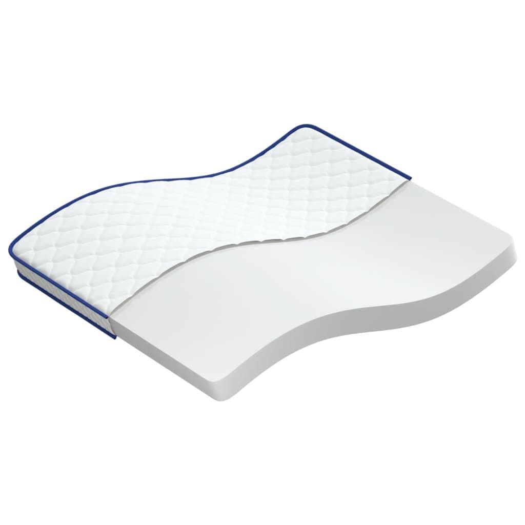 vidaXL Colchão de espuma de memória 200 x 160 x 17 cm macio