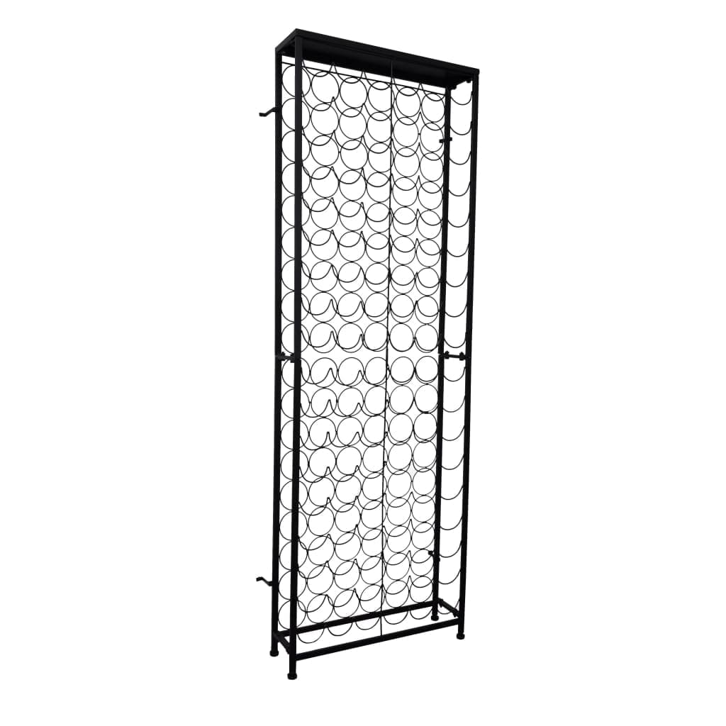 Suporte vertical para garrafas de vinho, metal por 108 garrafas