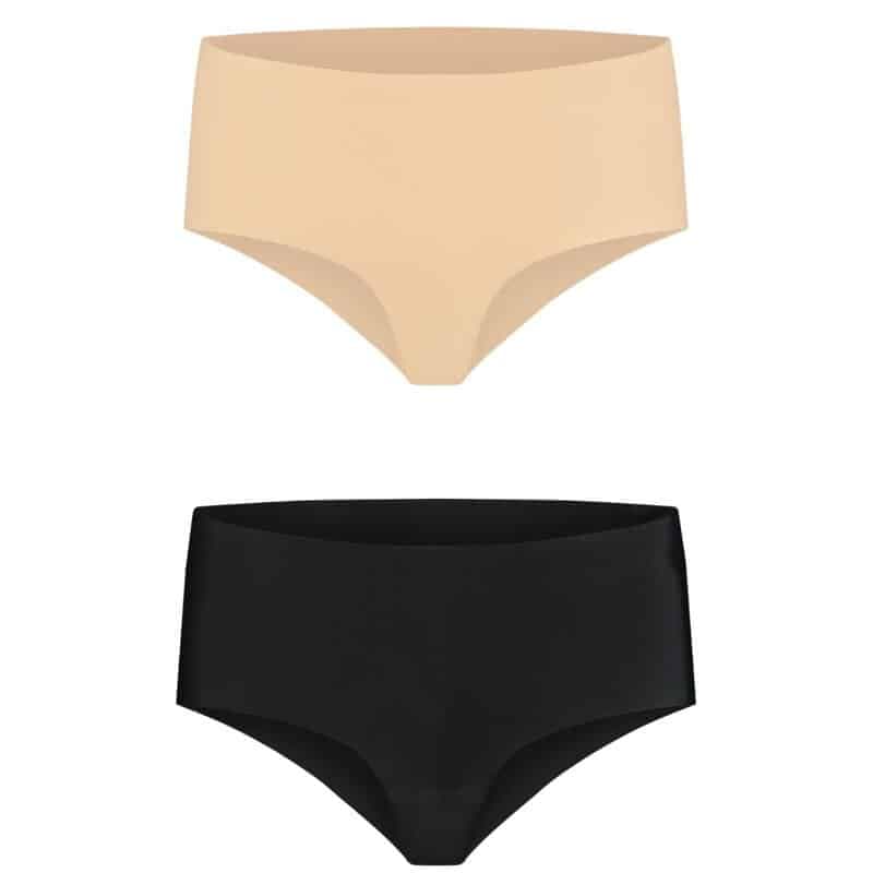 Bye Bra – Invisible High Brief 2 Pack S