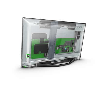 Philips 24HFL3014P/12 TV 61 cm (24") HD Preto, Transparente 250 cd/m²