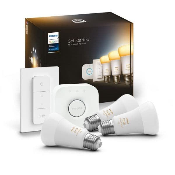 Philips Pack 3x Lâmpadas led Inteligente E27 8W 1100Lm + Interruptor Hue - S7808914