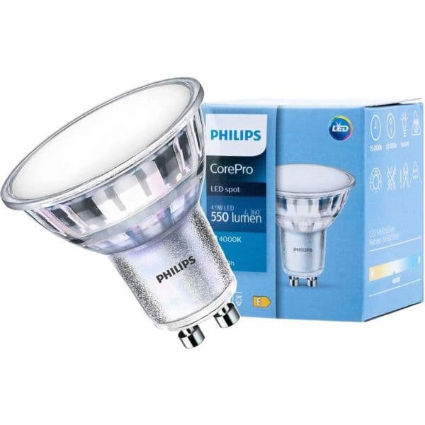 Philips Lâmpada led GU10 4,9W 4000K 550Lm - S7918726