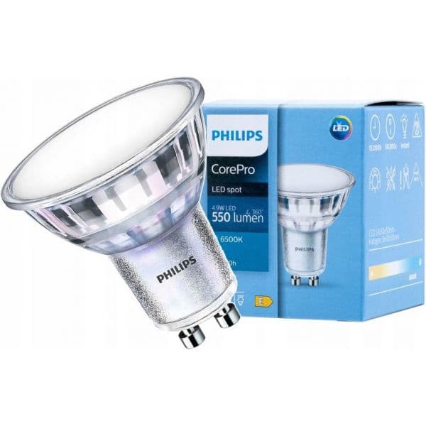 Philips Lâmpada led GU10 4,9W 6500K 550Lm - S7918724