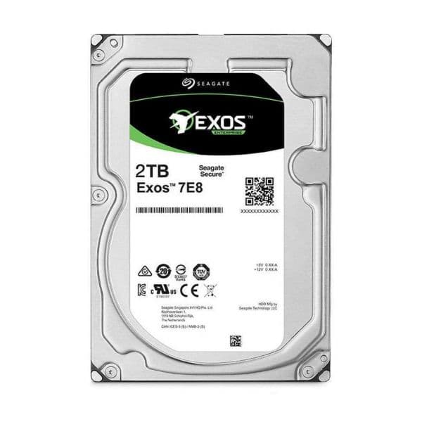 Seagate 2TB Exos 7E8 512n SATA 256Mb 6Gb/s 7.2K - ST2000NM000A