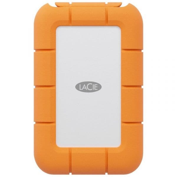 Disco Externo SSD Lacie Mini Rugged 1TB USB-C 3.2 Gen 2x2 Laranja