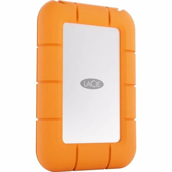 Disco Externo SSD Lacie Rugged Mini 4TB USB-C 3.2 Gen 2x2 Laranja