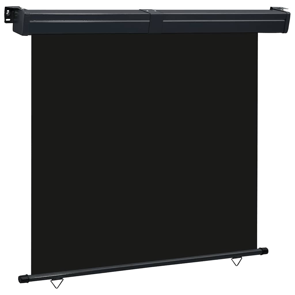 vidaXL Toldo lateral para varanda 165x250 cm preto