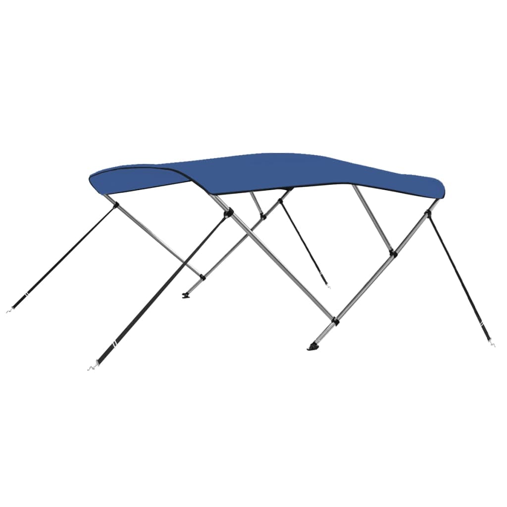 vidaXL Toldo em 3 arcos Bimini 183x180x137 cm azul