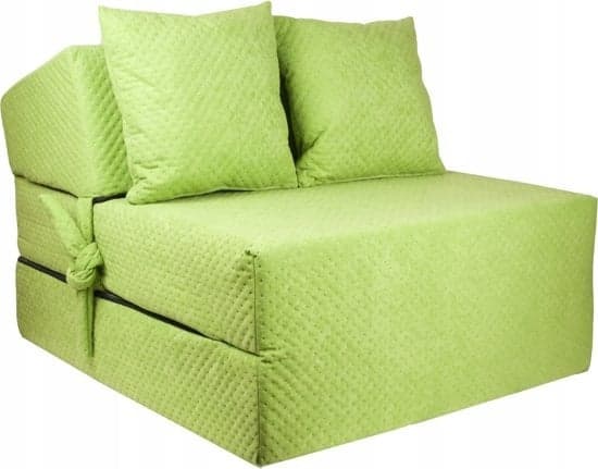 Colchão dobrável luxo 200x70x15 cm verde