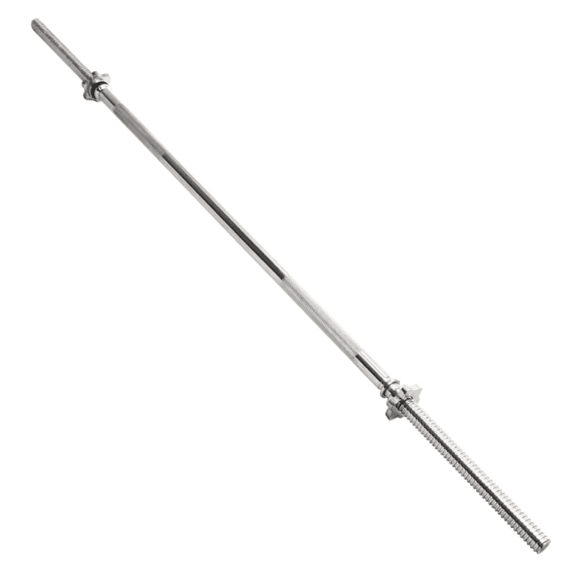 Barra de musculação 165 cm diâmetro 25 mm com fechos