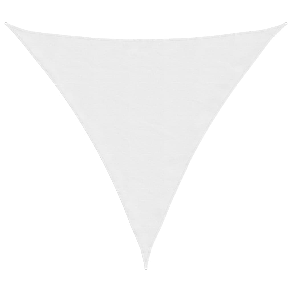 vidaXL Para-sol estilo vela tecido oxford triangular 6x6x6 m branco