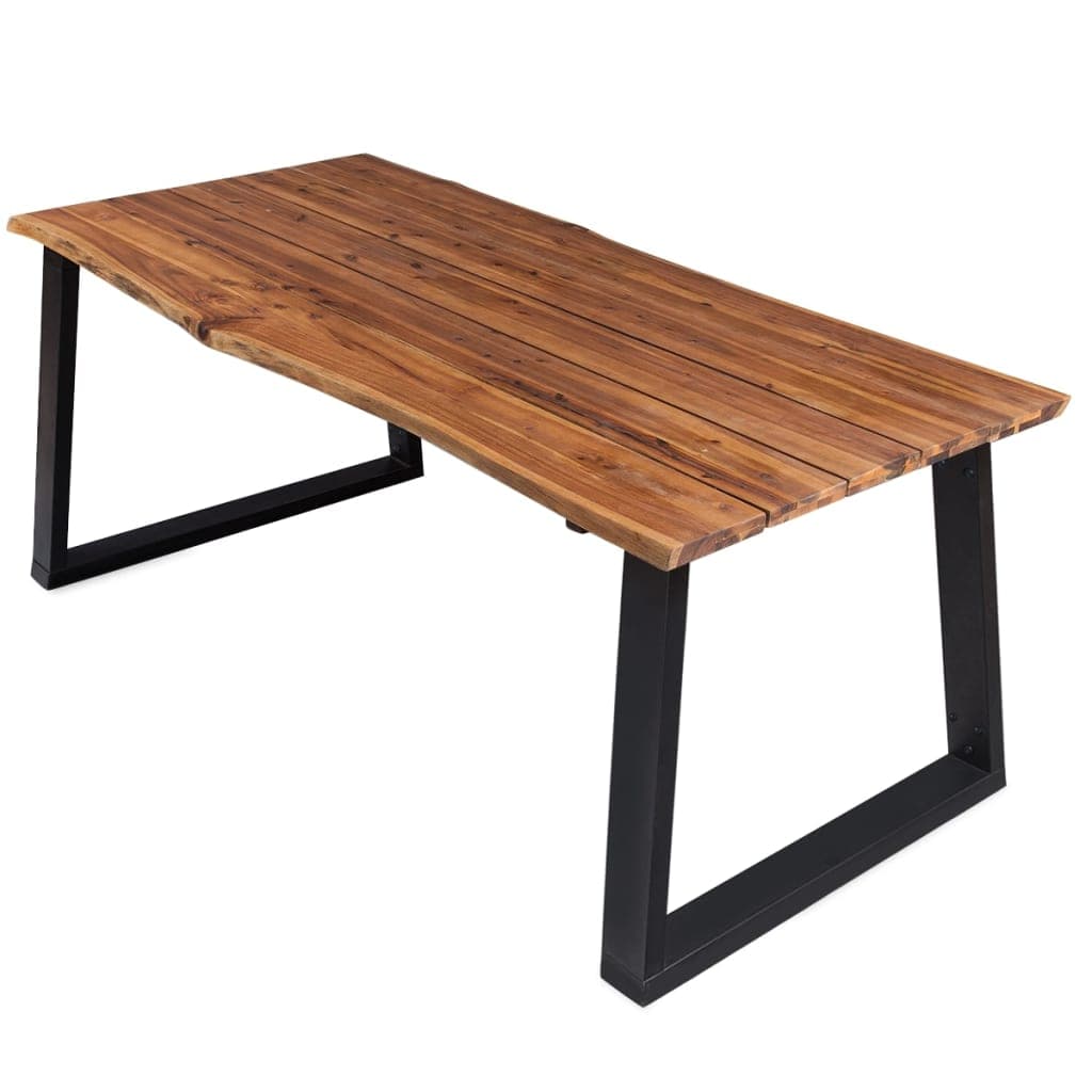 vidaXL Mesa de Jantar 170x90x75 cm Madeira de Acácia Maciça - 878567966