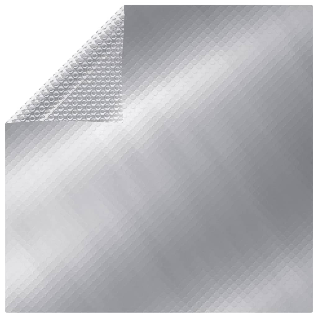 Cobertura Retangular para Piscina 1000x600 cm Pe Prateado - 93104
