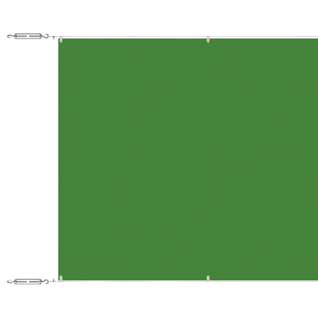 vidaXL Toldo vertical 140x800 cm tecido oxford verde-claro
