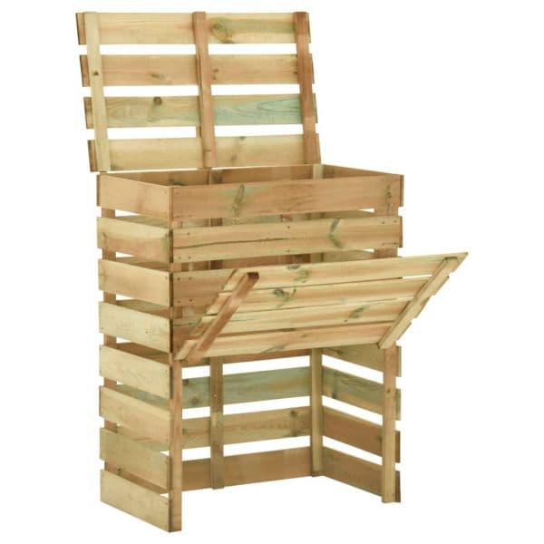 Caixa de Compostagem Ripada 80x50x100 Cm Pinho Impregnado - 316062