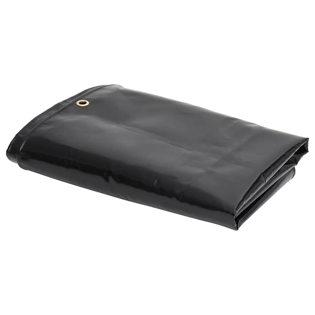 vidaXL Lona 650 g/m² 4x8 m preto