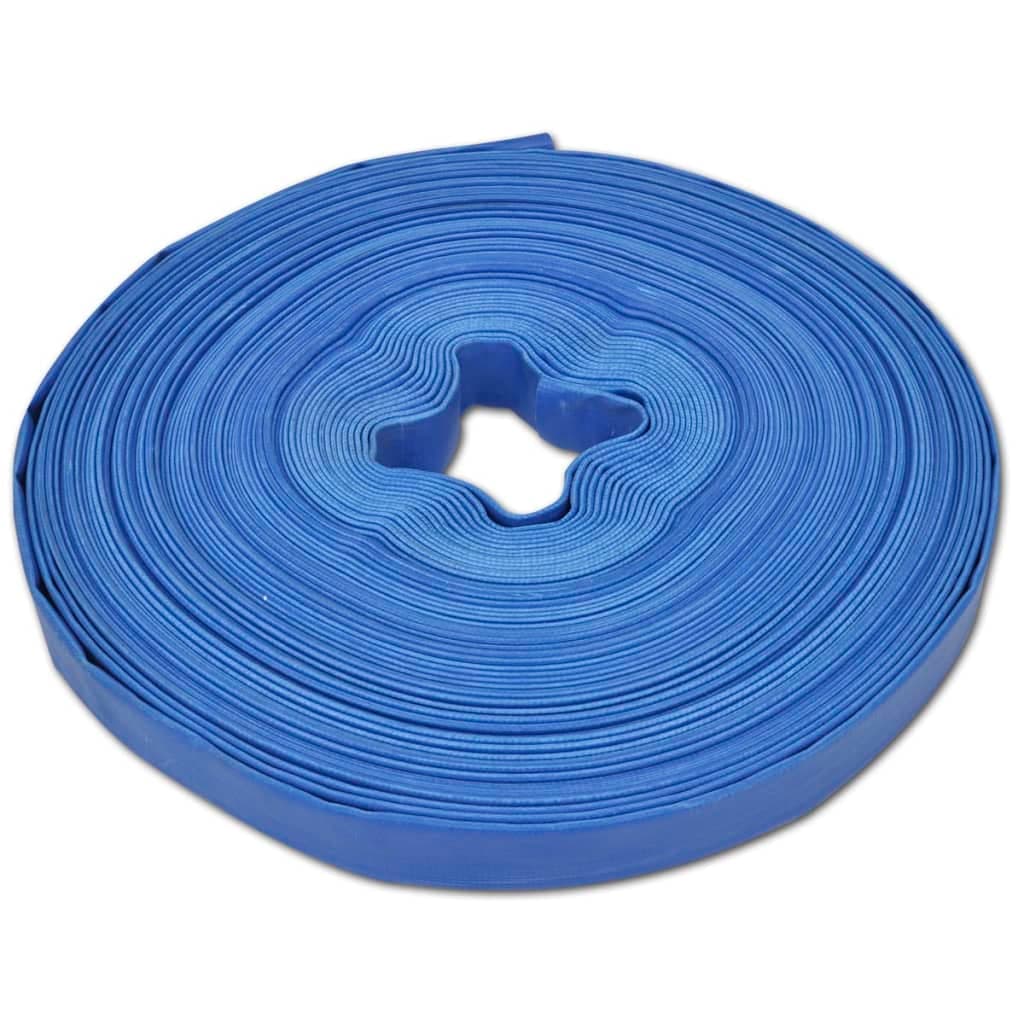 vidaXL Mangueira plana 100 m 1" PVC