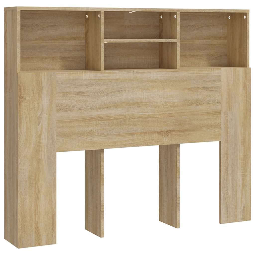 vidaXL Armário de cabeceira 120x19x103,5 cm cor carvalho sonoma