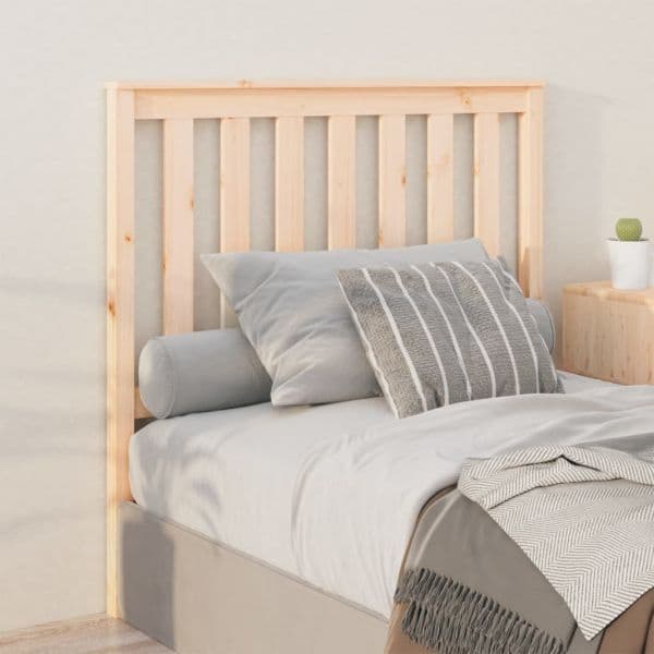 vidaXL Cabeceira de Cama 106x6x101 cm Pinho Maciço