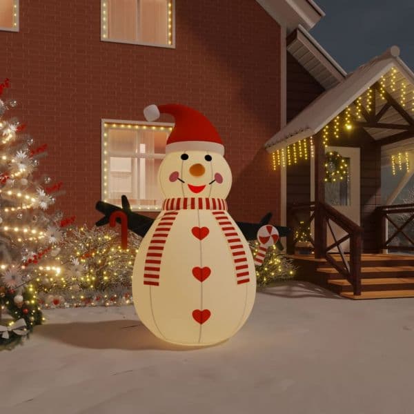 Boneco de Neve Insuflável com Luzes LED 250 cm - 345372