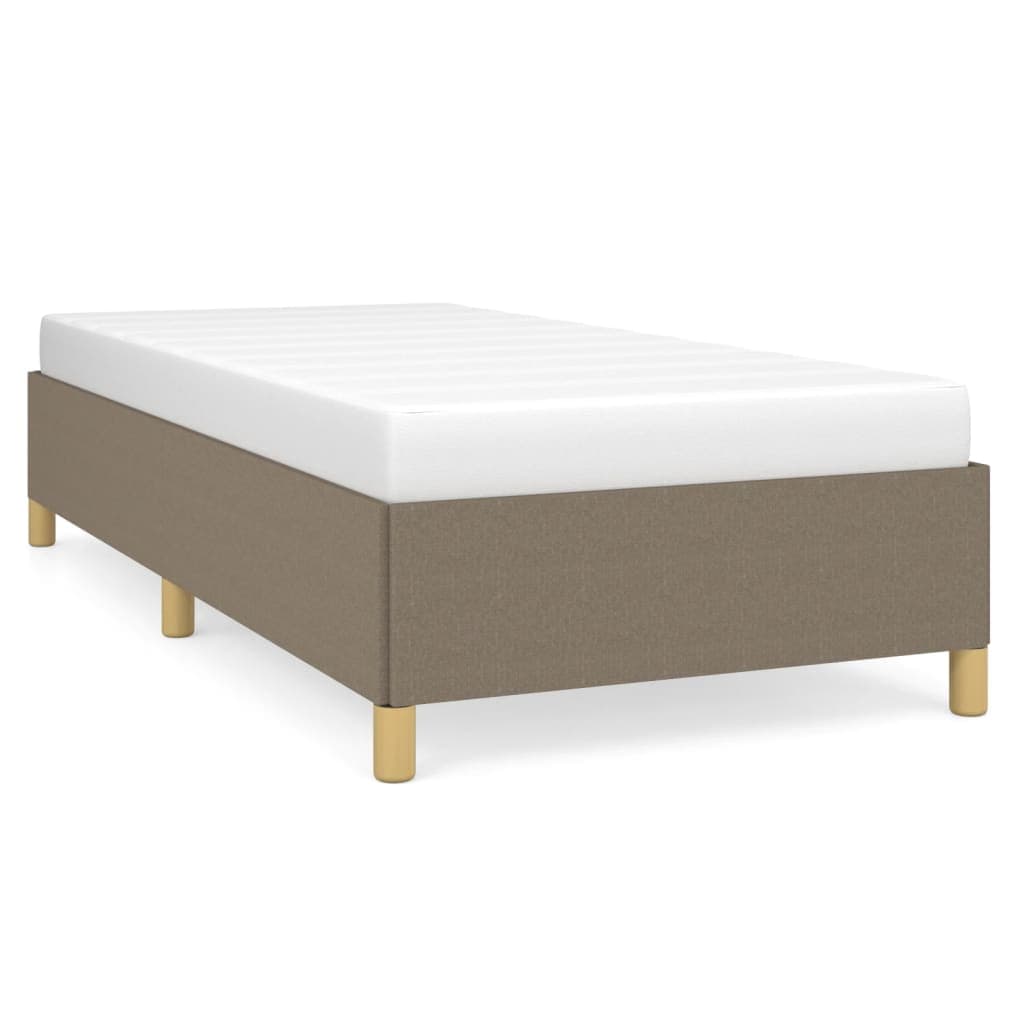 vidaXL Estrutura de cama sem colchão 80x200 cm tecido cinzento