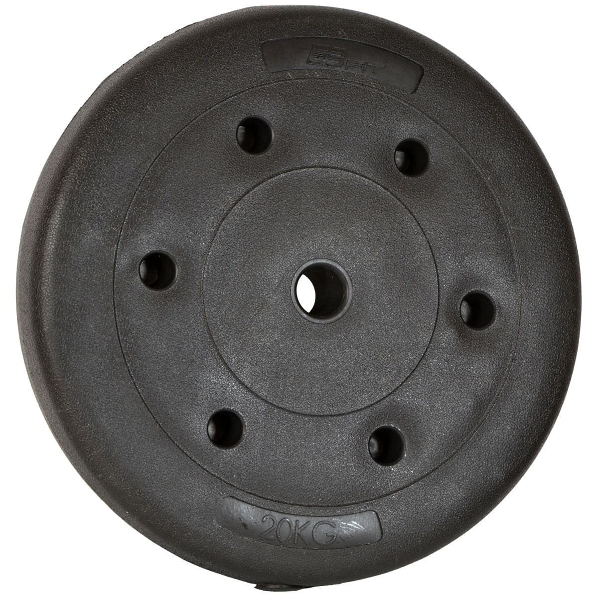Disco peso 20 kg vinil betão para barra 29,5 mm