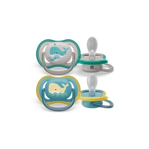 Philips Avent 2 Chupetas Ultra Air +18M Neutra