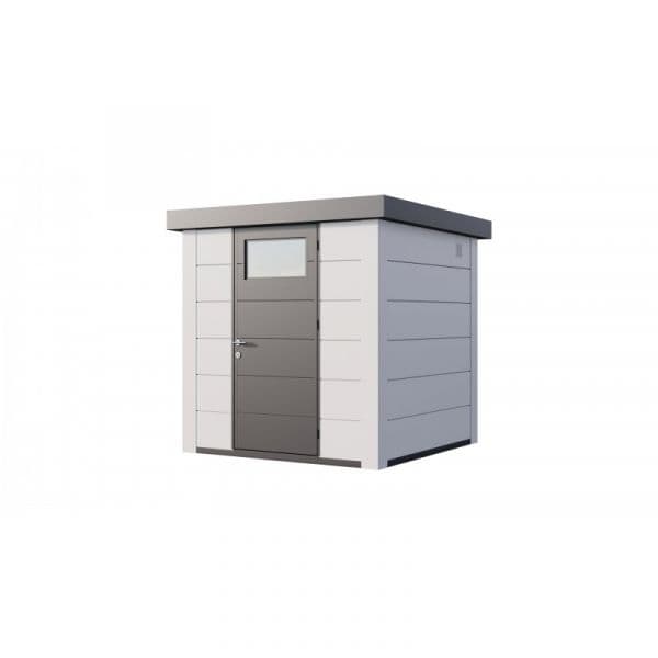 Telluria Abrigo de Jardim Metálico NH2 Branco / Branco 208 x 208 Aço Galvanizado