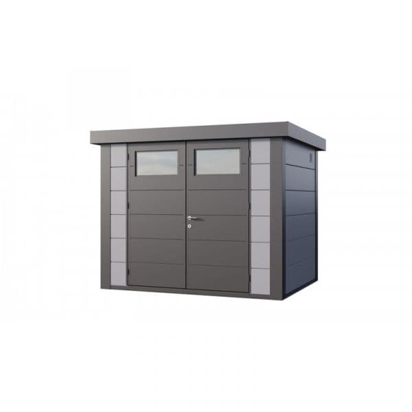 Telluria Abrigo de Jardim Metálico NH5 Cinza Claro 268 x 208 Aço Galvanizado