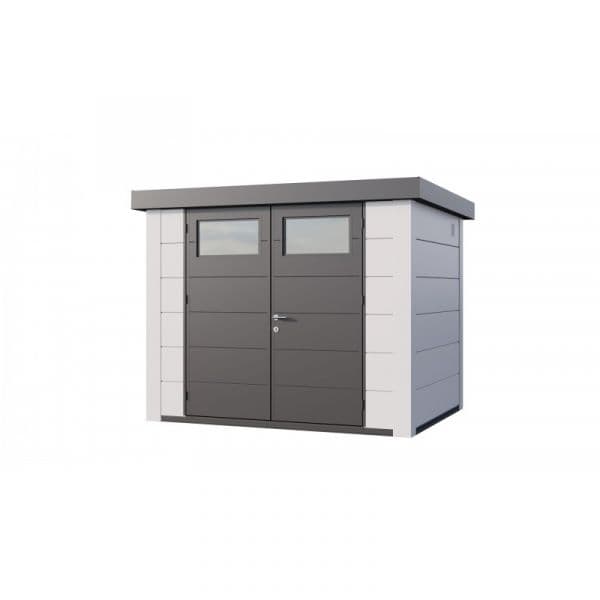 Telluria Abrigo de Jardim Metálico NH5 Branco / Branco 268 x 208 Aço Galvanizado