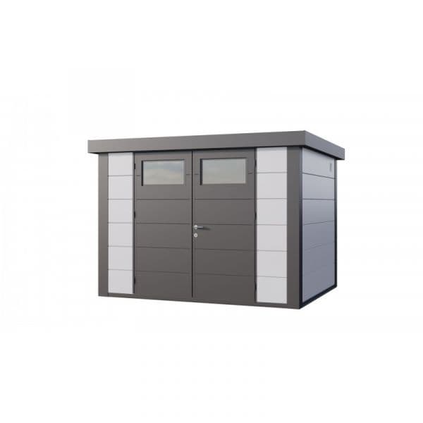 Telluria Abrigo de Jardim Metálico NH7 Branco 298 x 238 Aço Galvanizado