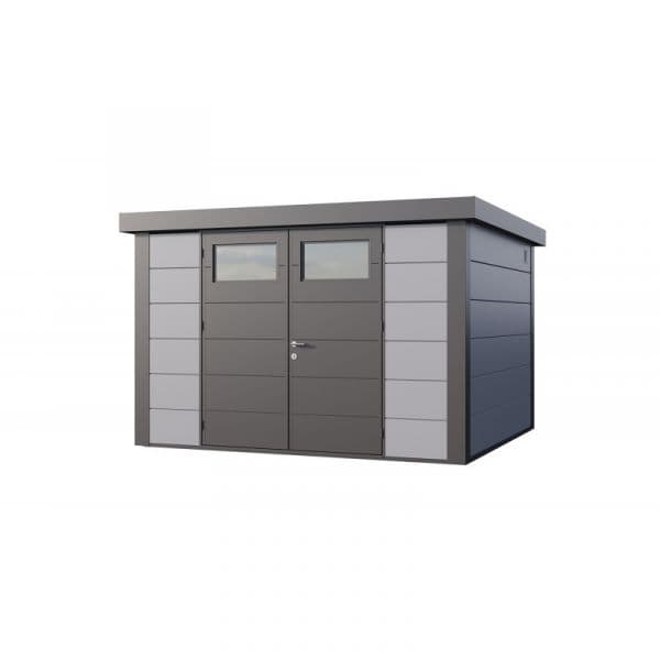 Telluria Abrigo de Jardim Metálico NH9 Cinza Claro 328 x 298 Aço Galvanizado