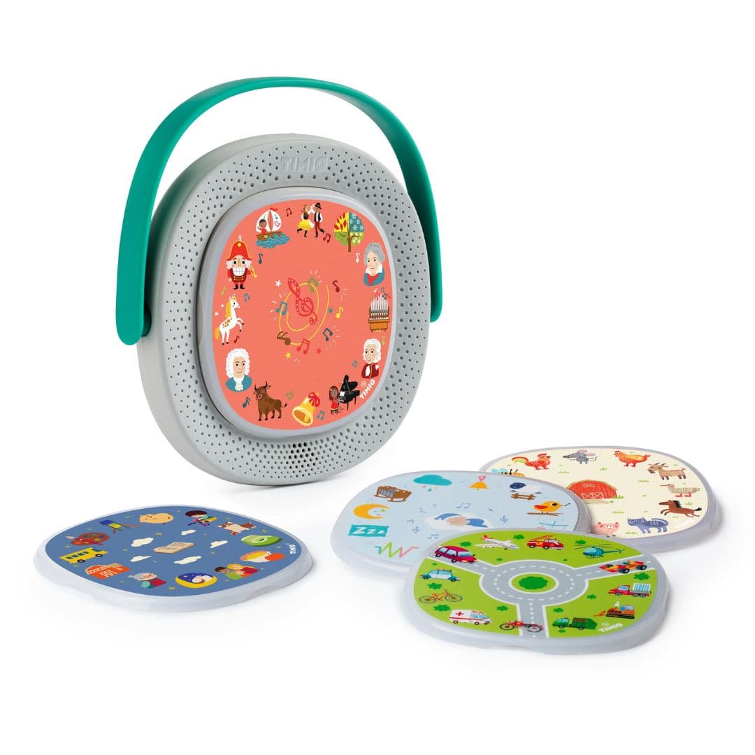 Timio starter pack – leitor educativo interativo com 5 discos +24 meses
