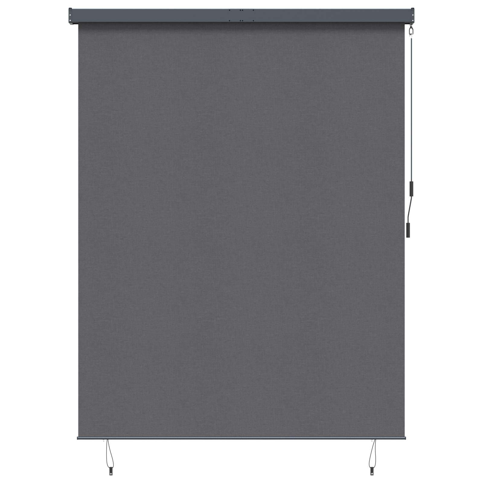 vidaXL Estores de rolo Antracite 200 x 250 cm Tecido e Alumínio